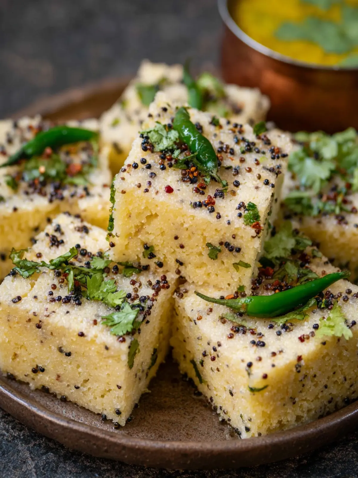 Oats Dhokla Recipe Fourth Image qwecqp