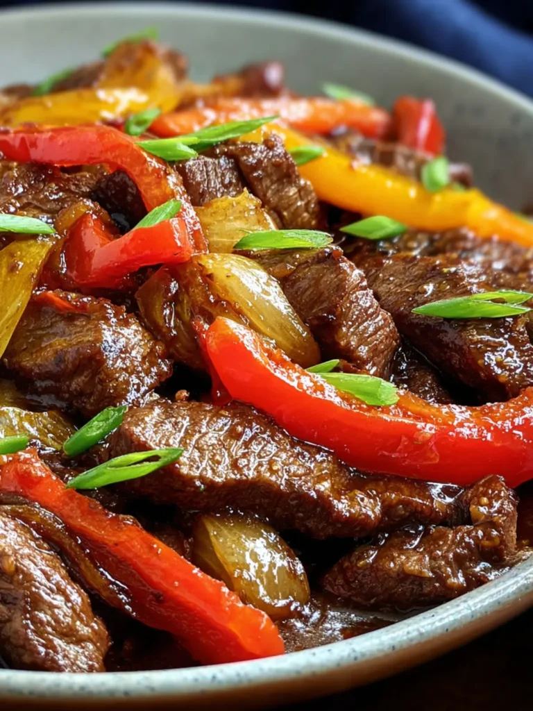 Savory Slow Cooker Pepper Steak Recipe for Busy Nights First Image