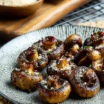 Air Fryer Roasted Mushrooms First Image