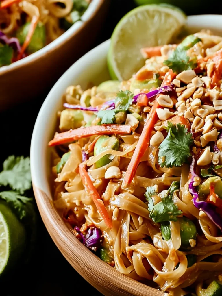 20-Minute Sriracha Peanut Pad Thai: Quick & Flavorful Delight First Image