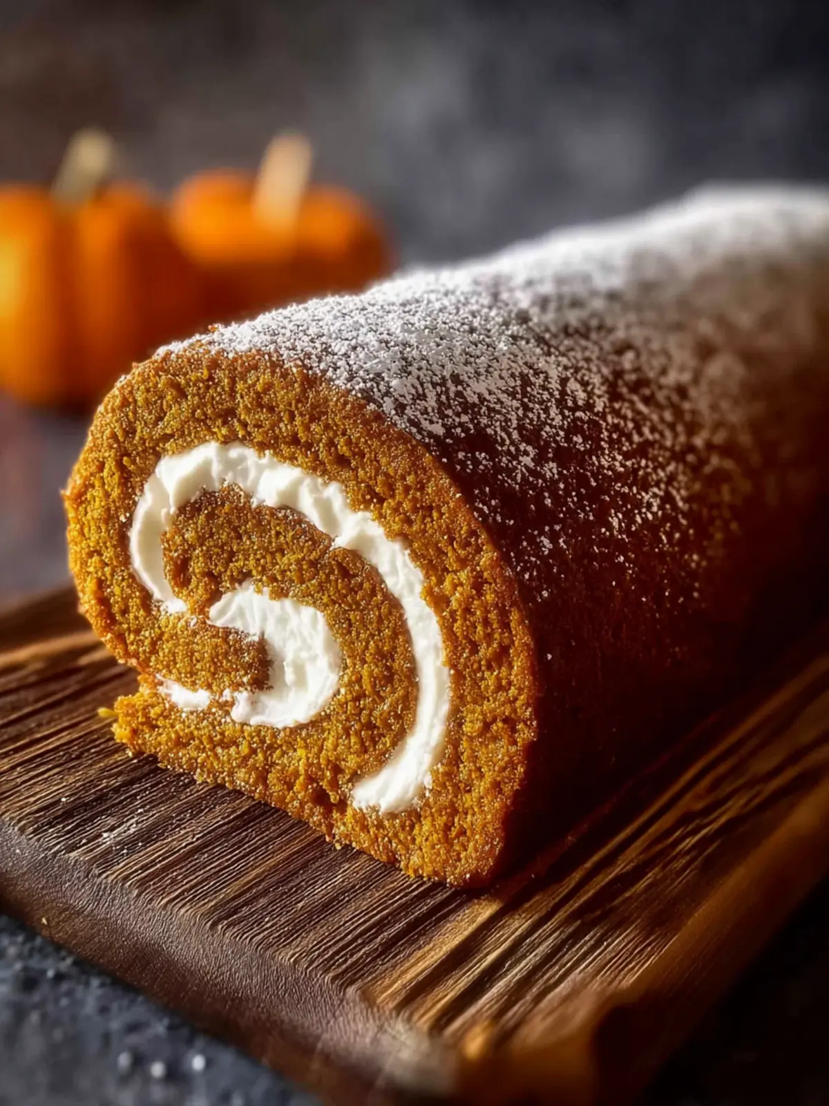 Homemade Amish Pumpkin Roll First Image