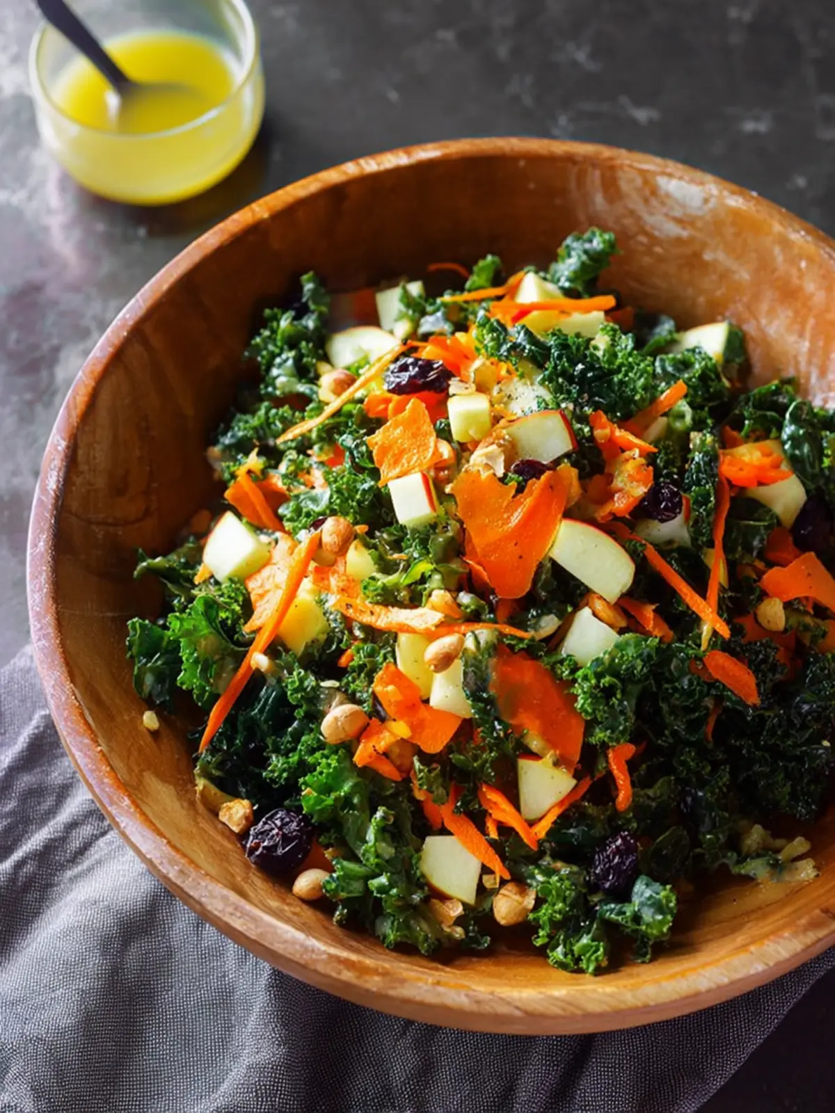 Carrot Apple & Massaged Kale Salad First Image