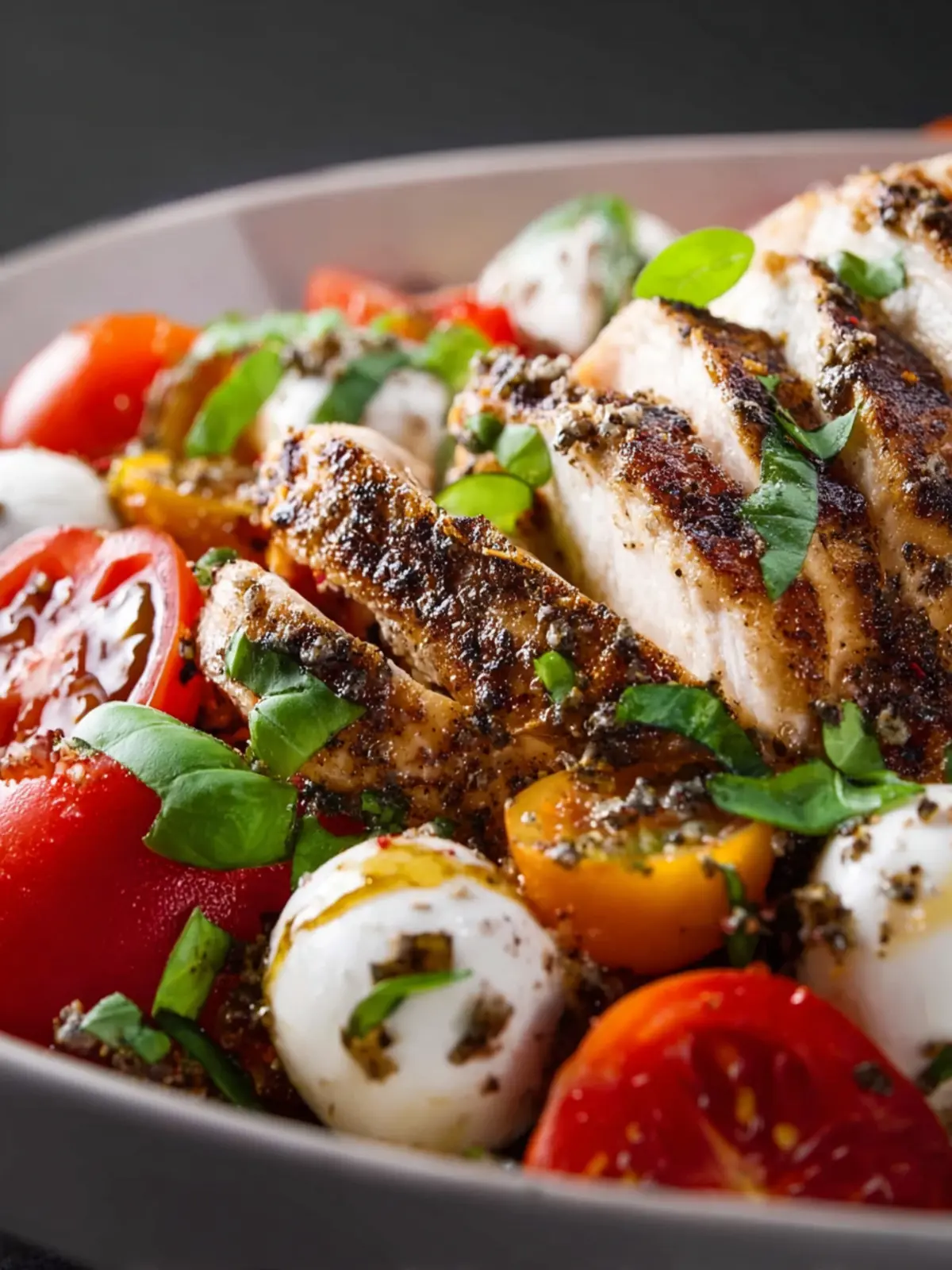 Chicken Caprese Salad: The Best Fresh Flavor Explosion 8