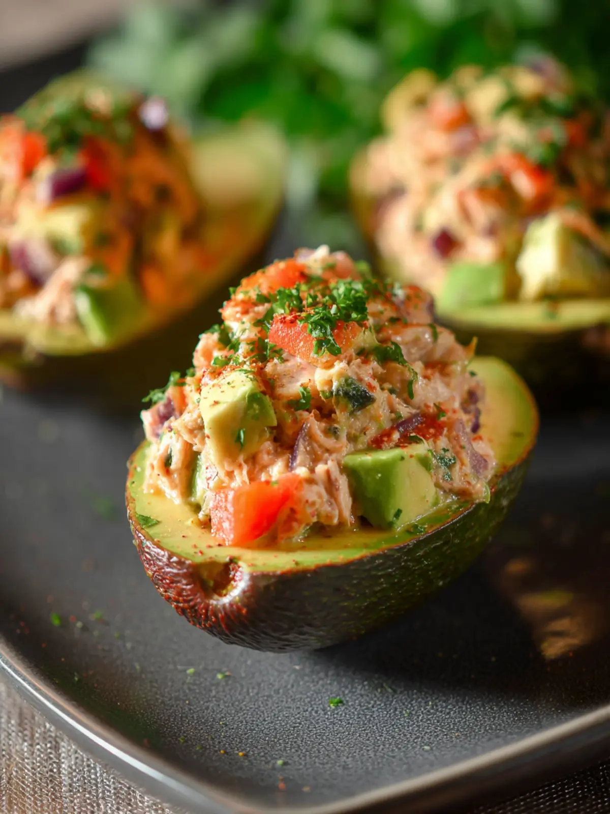 Easy Tuna Stuffed Avocados First Image