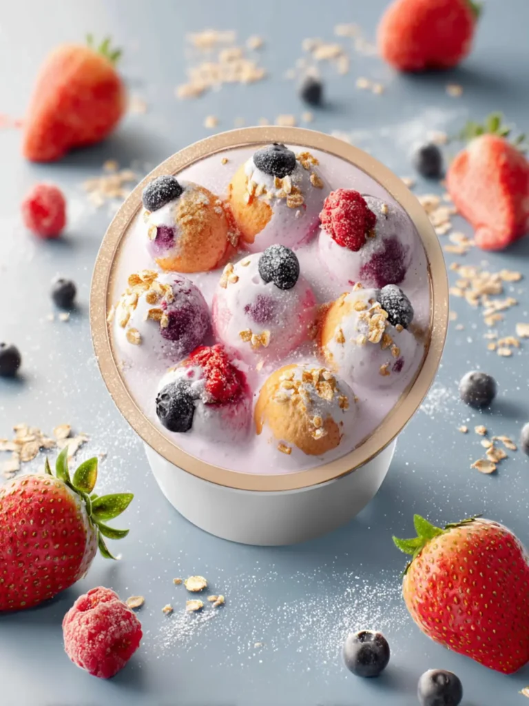 3 Ingredient Frozen Yogurt Bites First Image