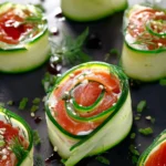 Salmon Cucumber Rolls First Image