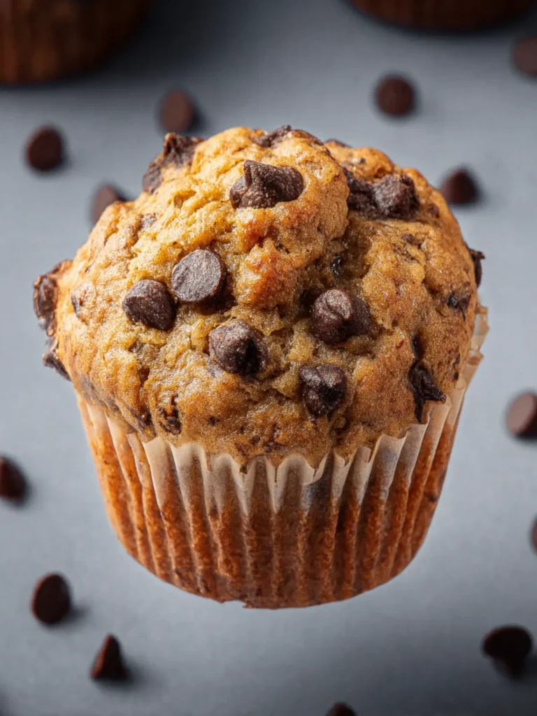 Banana Chocolate Chip Muffins First Image