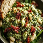 Irresistible Spinach Pesto Butter Bean Quinoa Bowls First Image