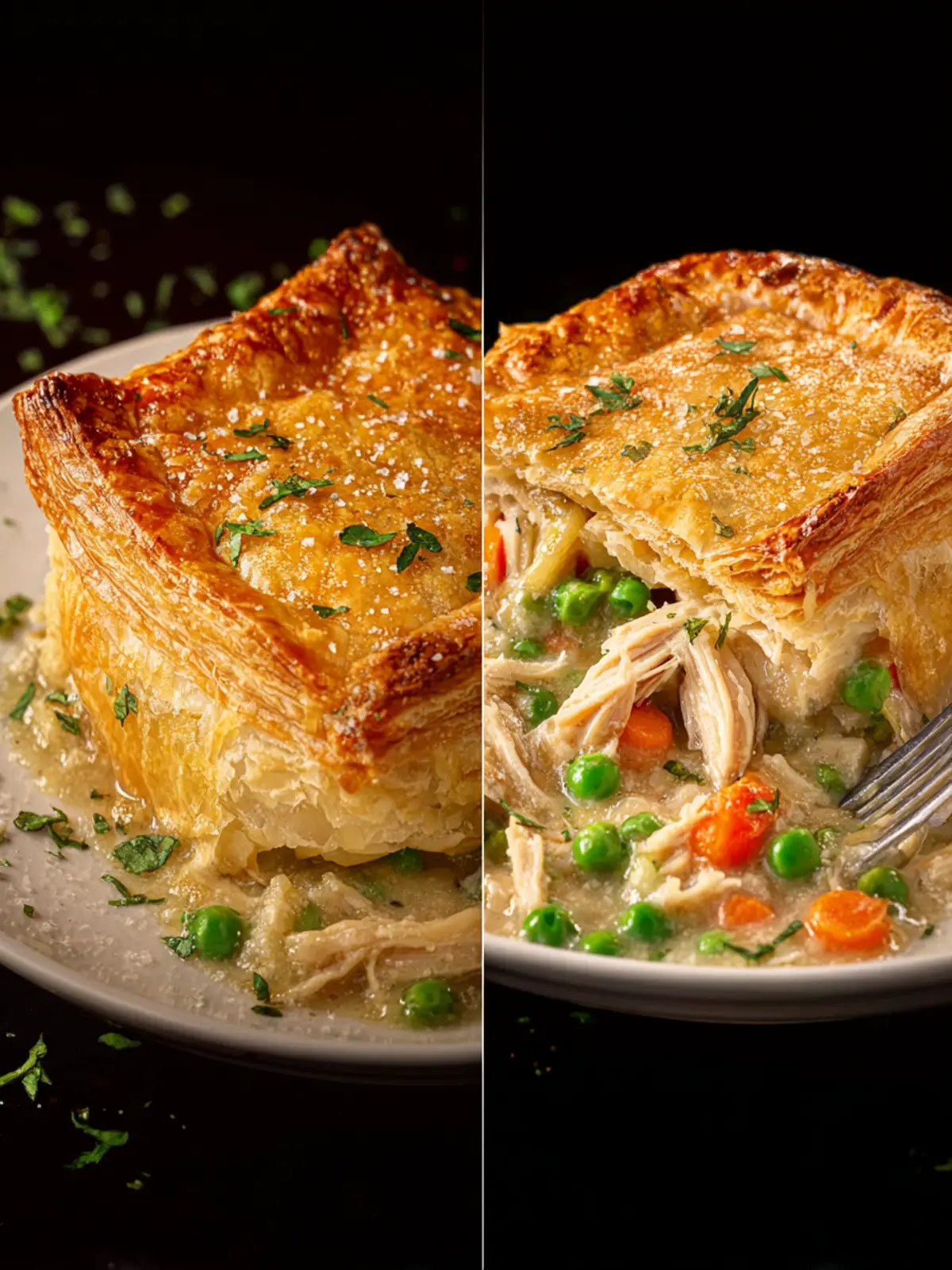 Puff Pastry Chicken Pot Pie First Image