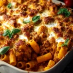 Baked Ziti with Sausage and Ricotta Recipe First Image