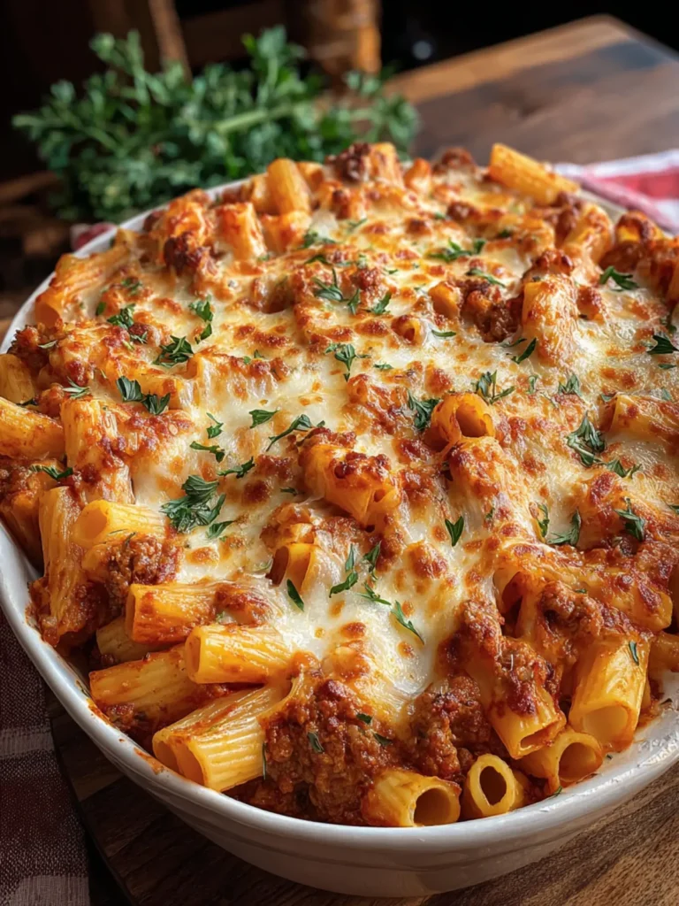 Irresistible Cheesy Baked Ziti Pasta Recipe to Savor First Image