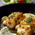 Baked Cod Recipe with Lemon and Garlic First Image