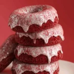 Baked Red Velvet Donuts First Image