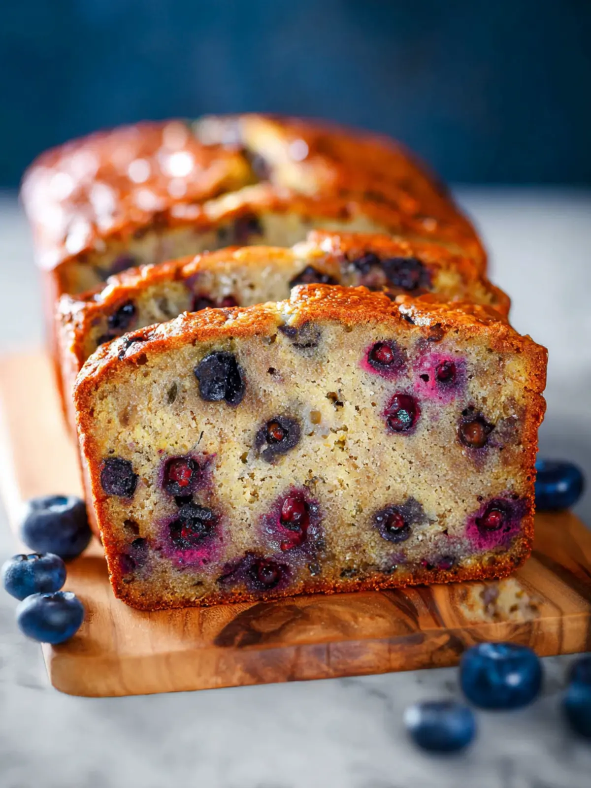 Bakery-Soft Blueberry Banana Bread That Melts in Your Mouth 8 Bakery Soft Blueberry Banana Bread Fourth Image lzyfvr