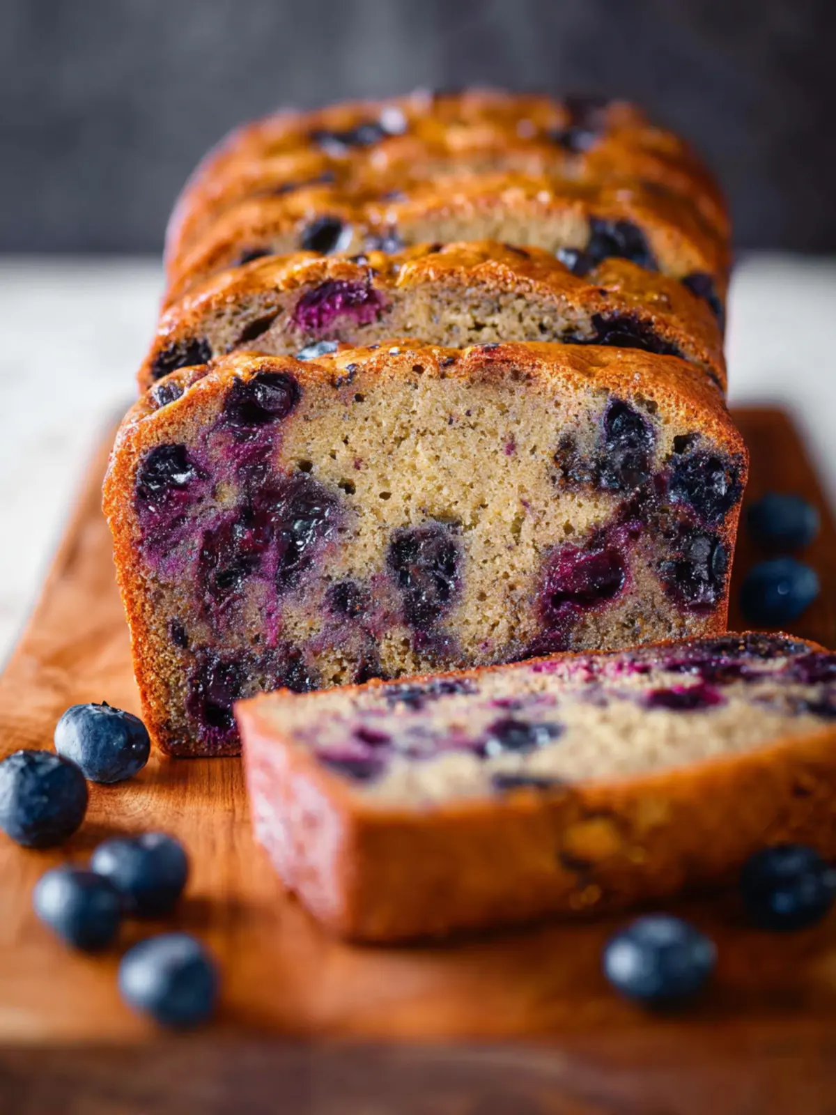Bakery-Soft Blueberry Banana Bread That Melts in Your Mouth 7
