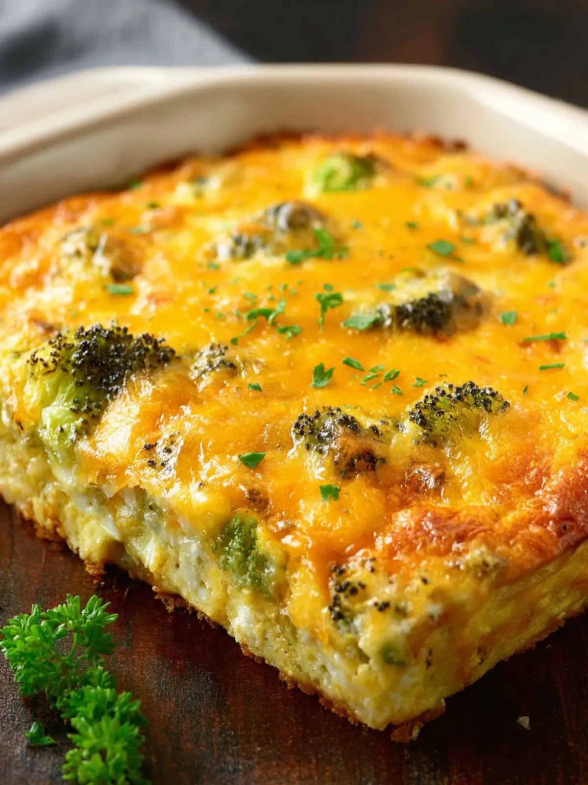 Broccoli Cheese Hash Brown Breakfast Casserole Fourth Image o00rwt