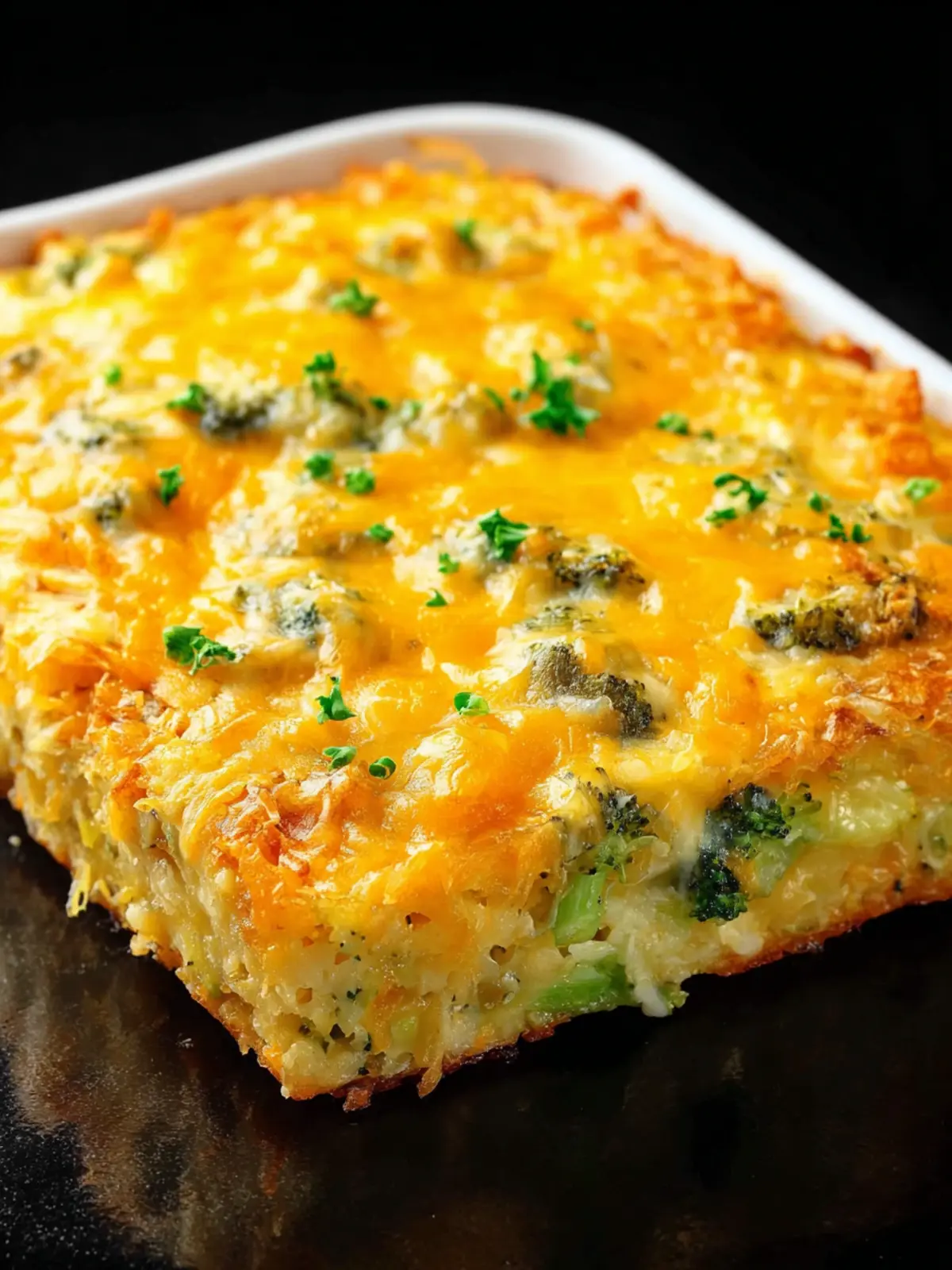 Broccoli Cheese Hash Brown Breakfast Casserole Third Image w9eqft
