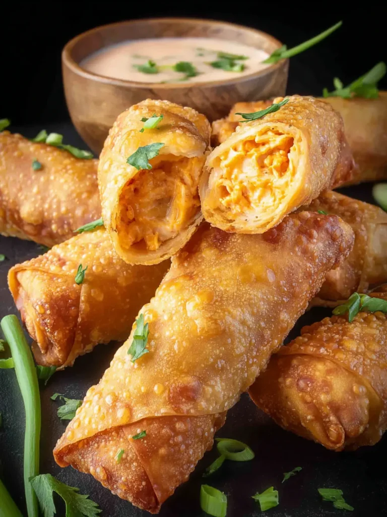 Buffalo Chicken Egg Rolls First Image