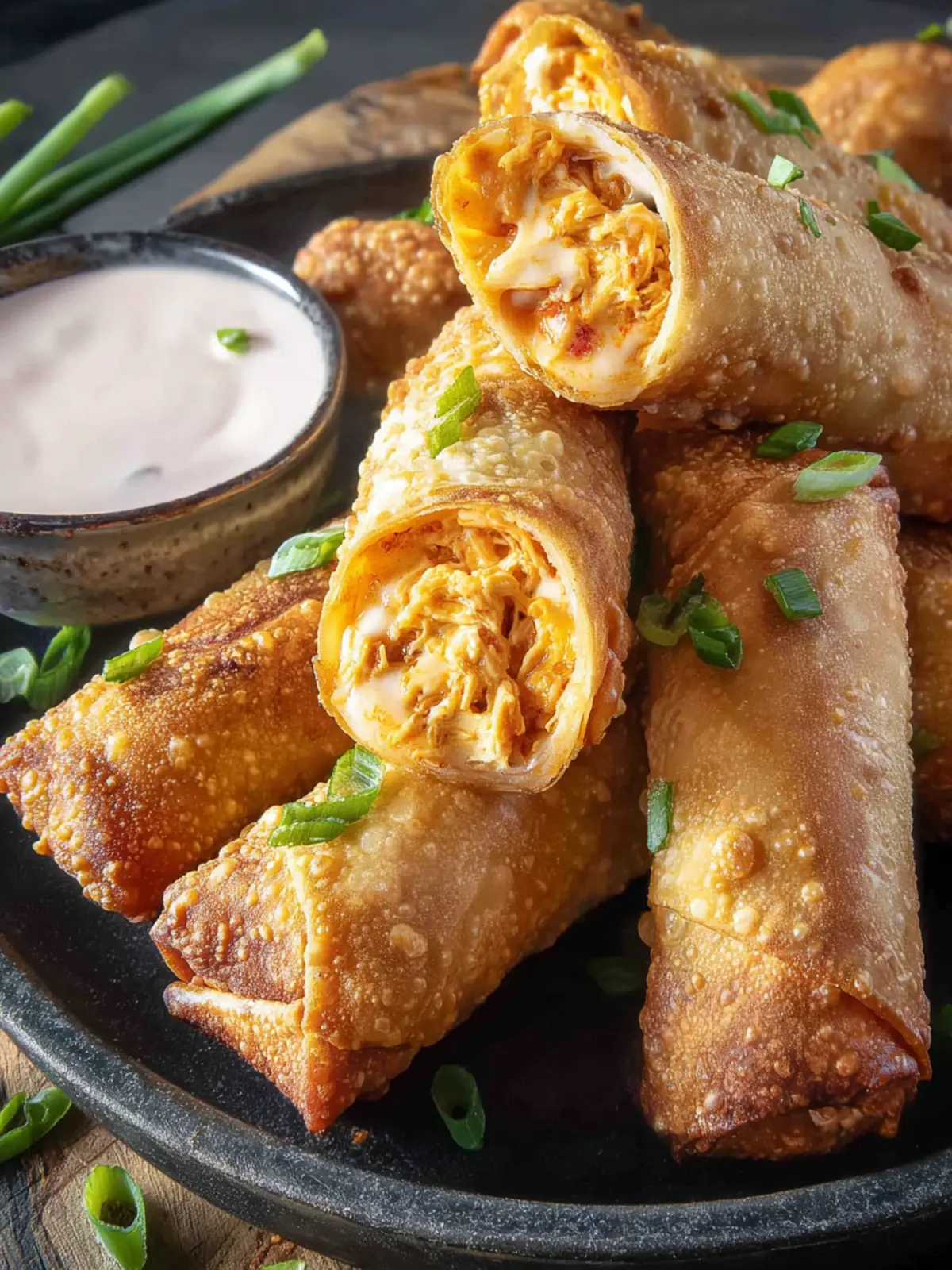 Buffalo Chicken Egg Rolls Fourth Image na9itf