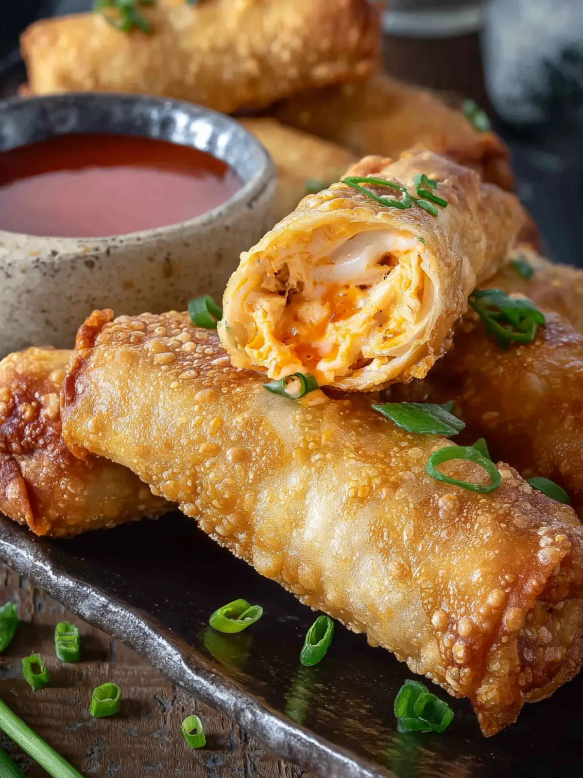 Buffalo Chicken Egg Rolls Third Image a8a2mw