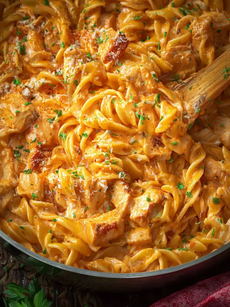 Buffalo Chicken Pasta Skillet First Image