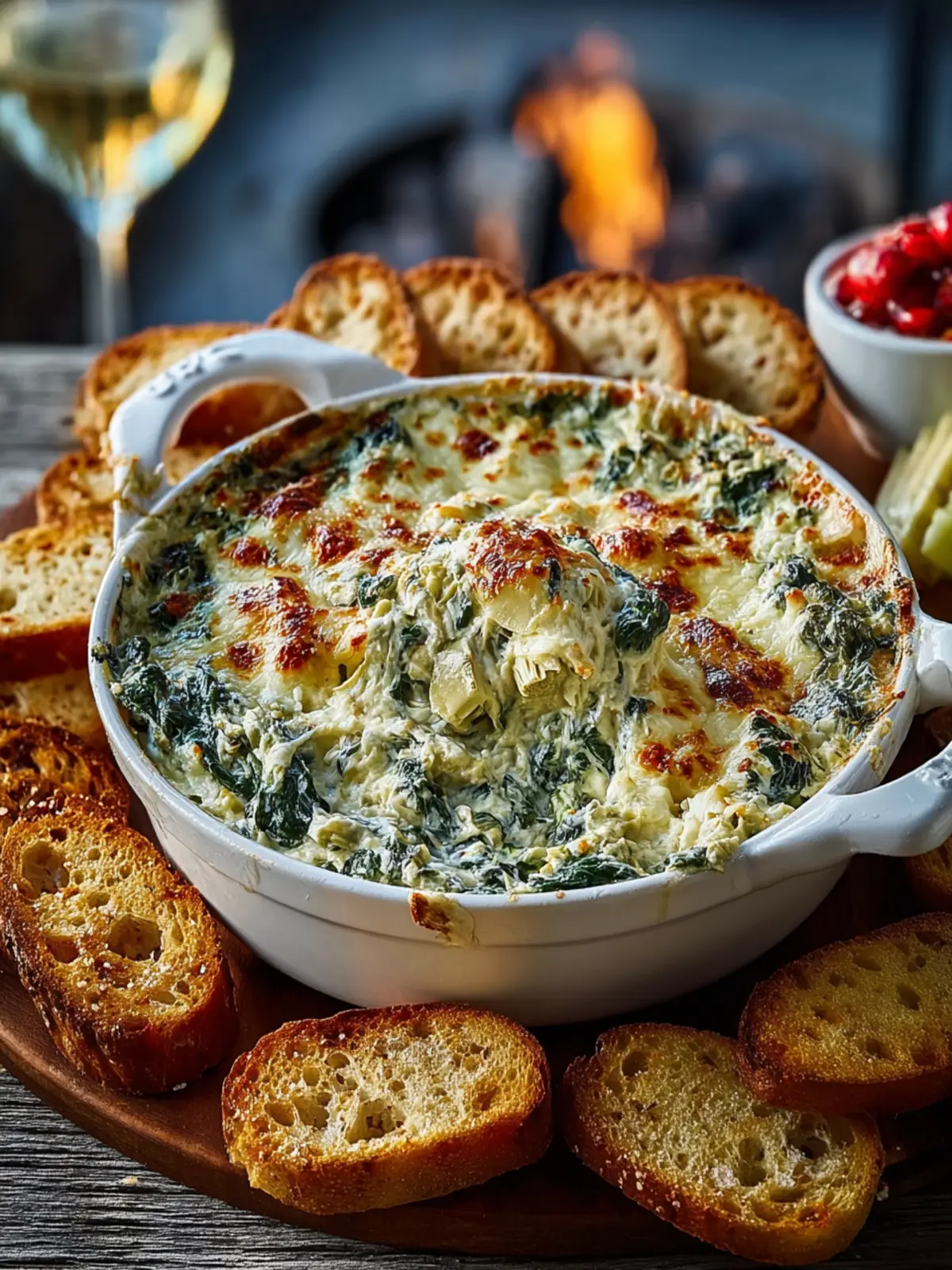Cheesy Baked Spinach Artichoke Dip Fourth Image nrhmr0