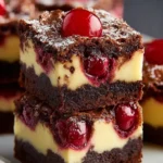 Cherry Cheesecake Brownies First Image