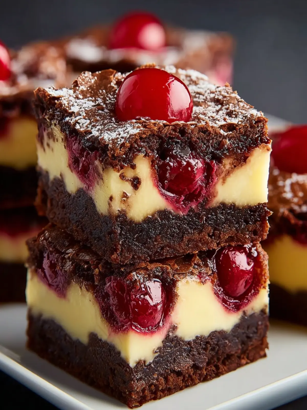 Cherry Cheesecake Brownies First Image