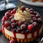 Cranberry White Chocolate Tart First Image