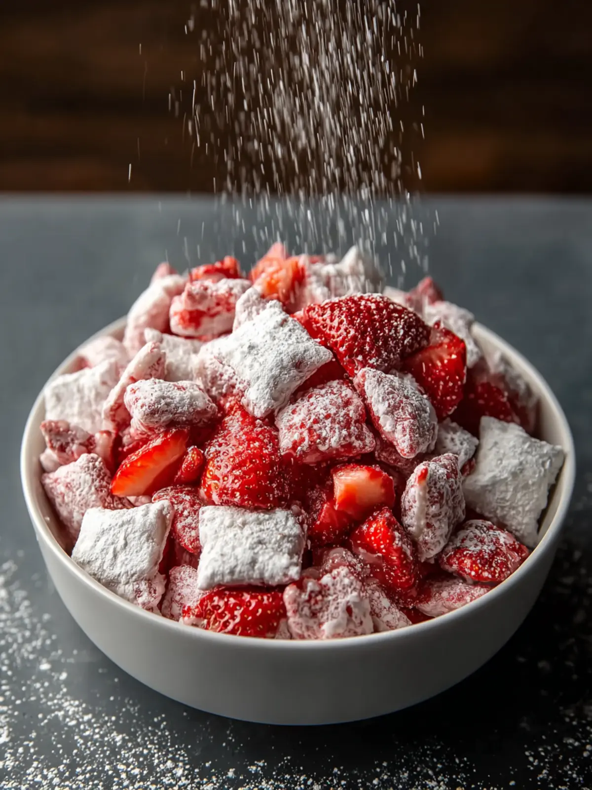 Easy Strawberry Shortcake Puppy Chow Recipe Second Image ncimmh