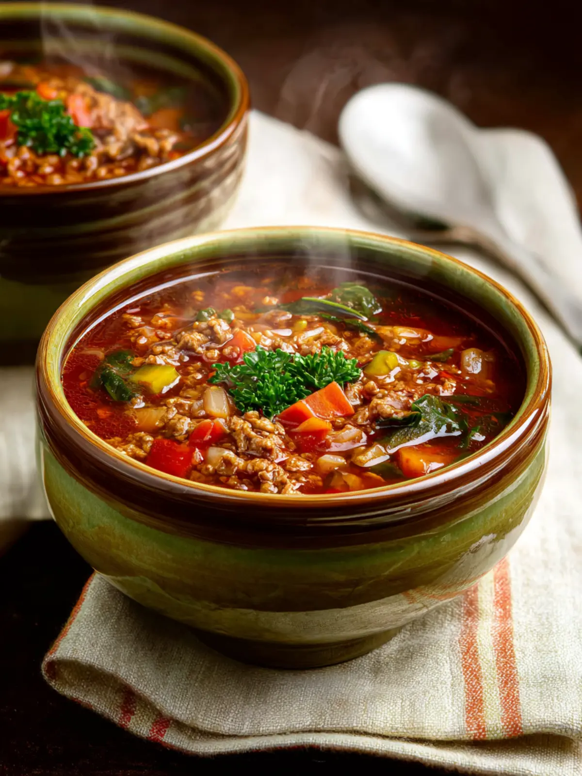 Ground Beef Vegetable Soup: Flavorful Comfort in Every Bowl 6 Ground Beef Vegetable Soup Second Image vocpqi