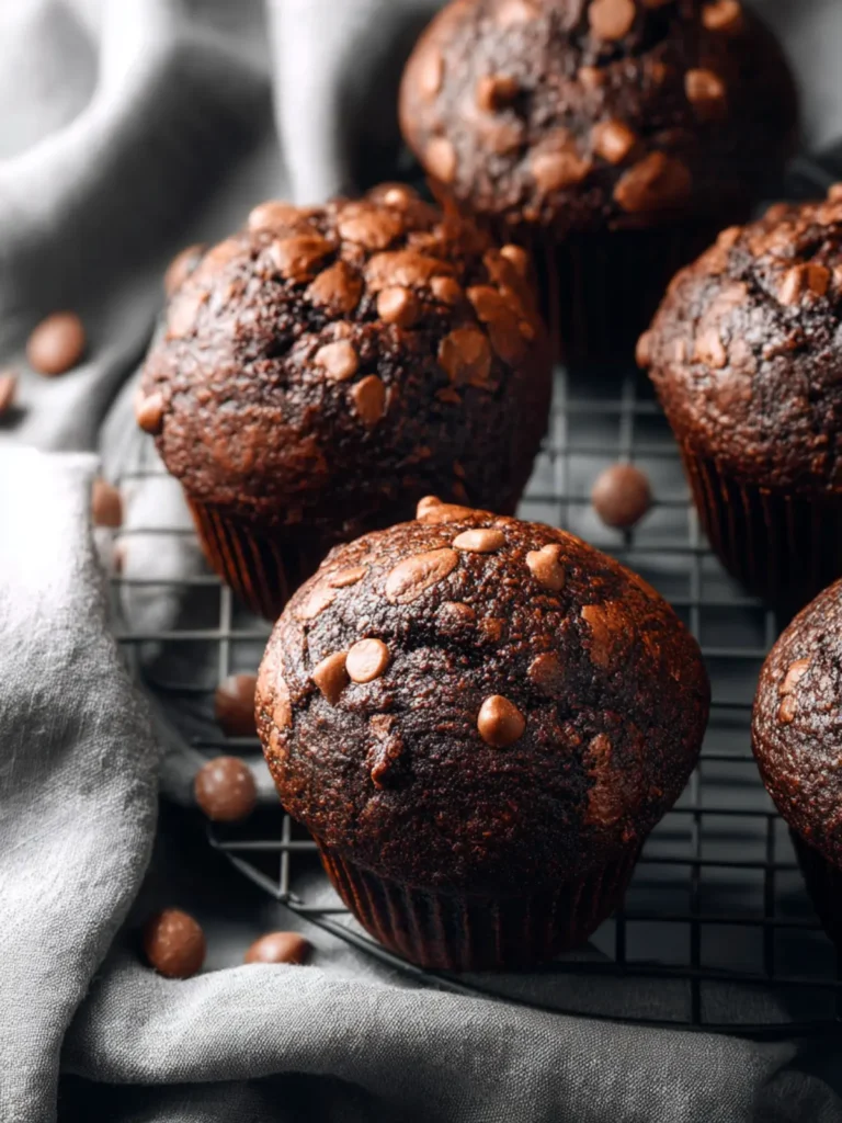 Healthy Chocolate Muffins First Image
