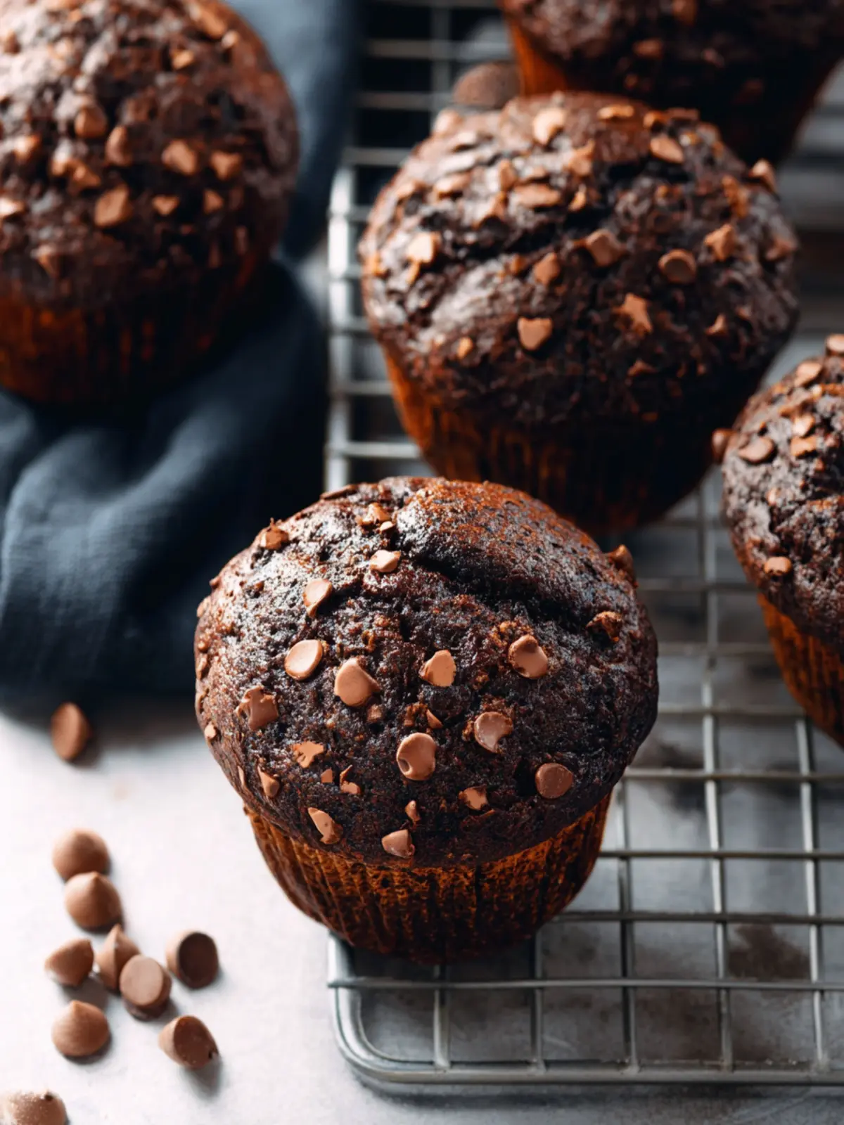 Healthy Chocolate Muffins Second Image ul2lqc