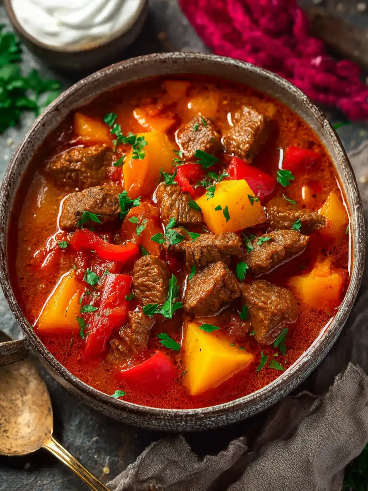 Hearty Goulash Recipe: Comforting Hungarian Goodness Awaits 6 Hearty Goulash Recipe Hungarian Style Second Image fije8y