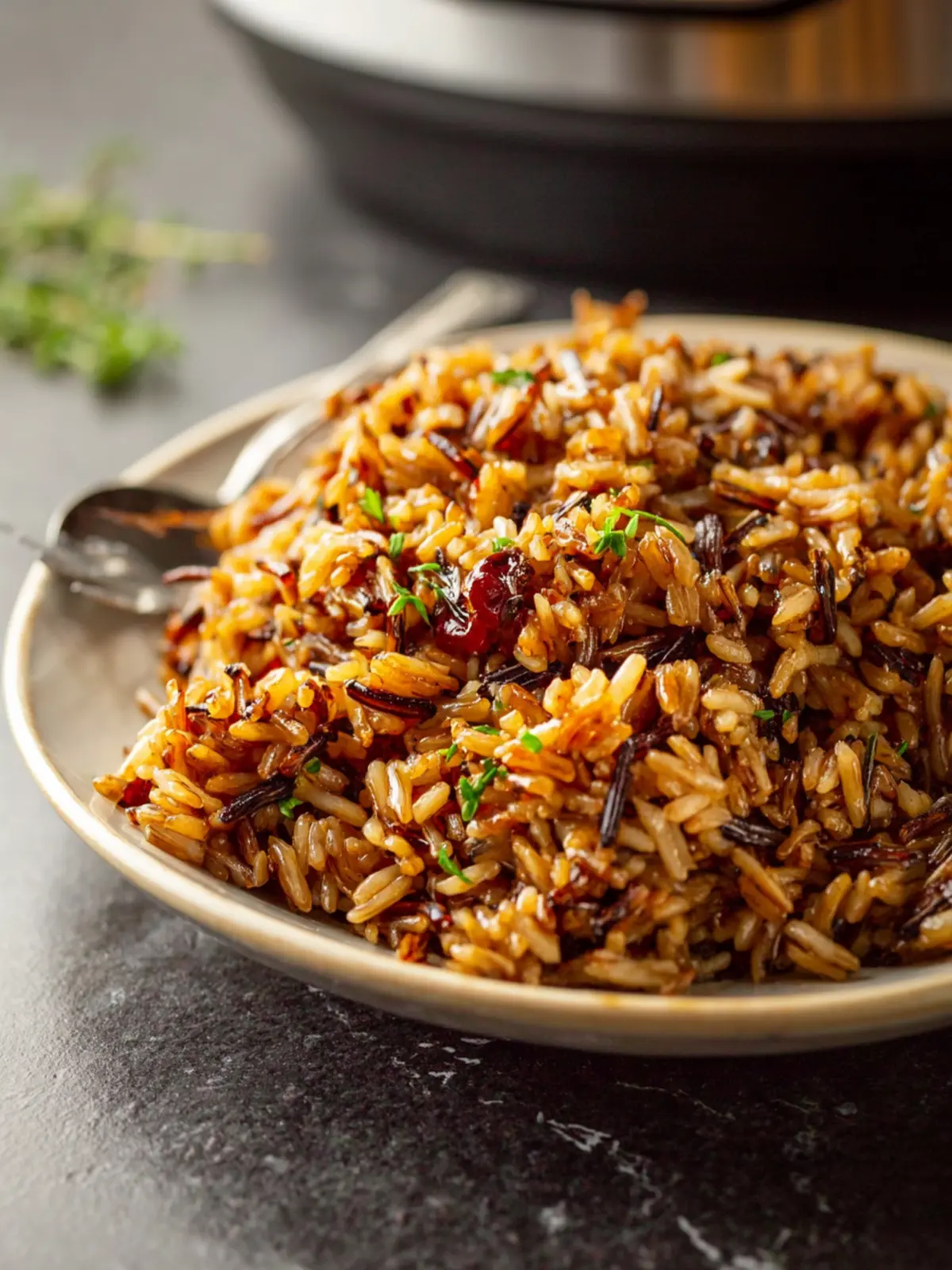 Instant Pot Wild Rice Fourth Image v8qdeh