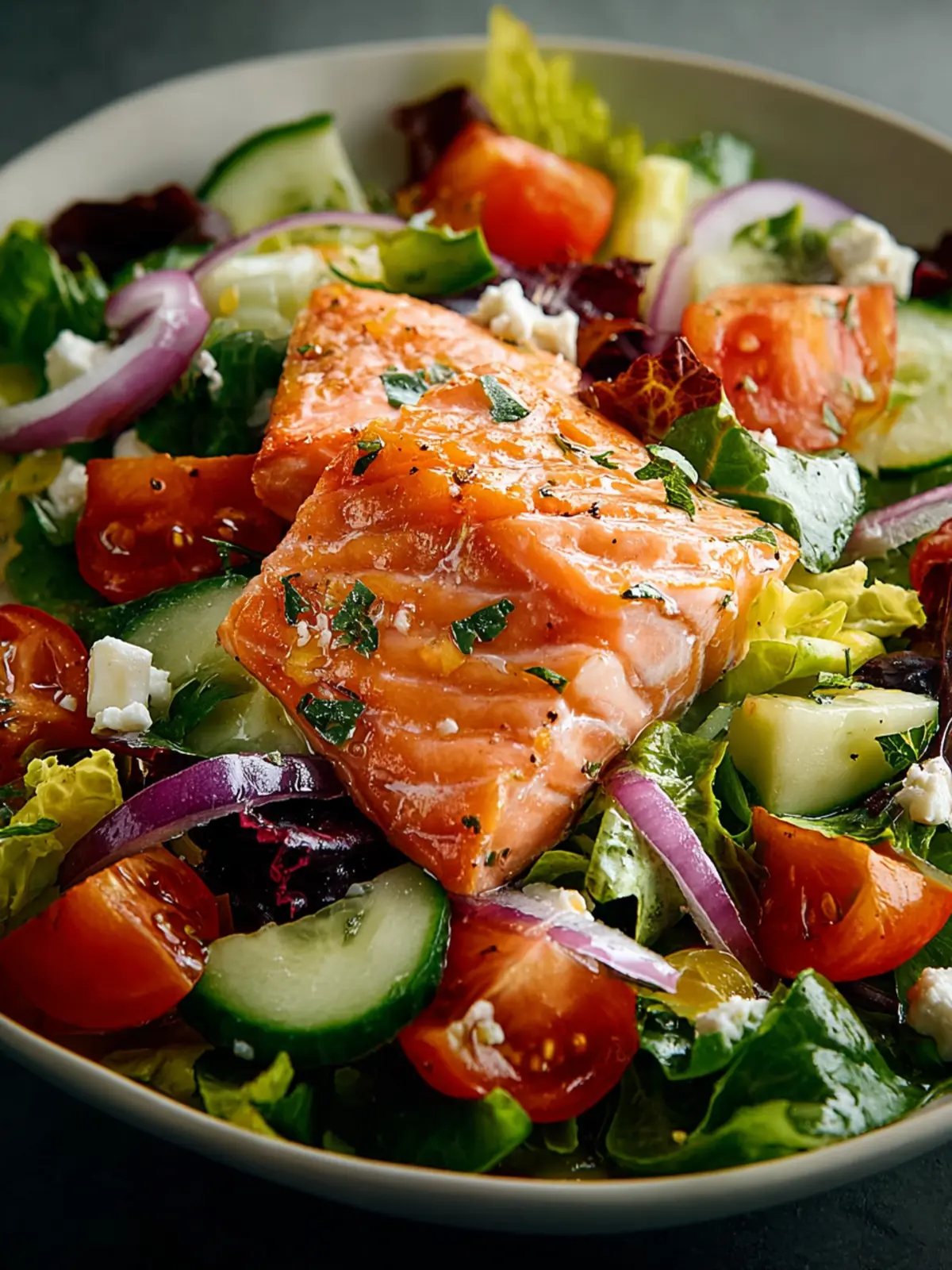 Irresistible Fresh Salmon Salad: Healthy and Zesty Delight 7