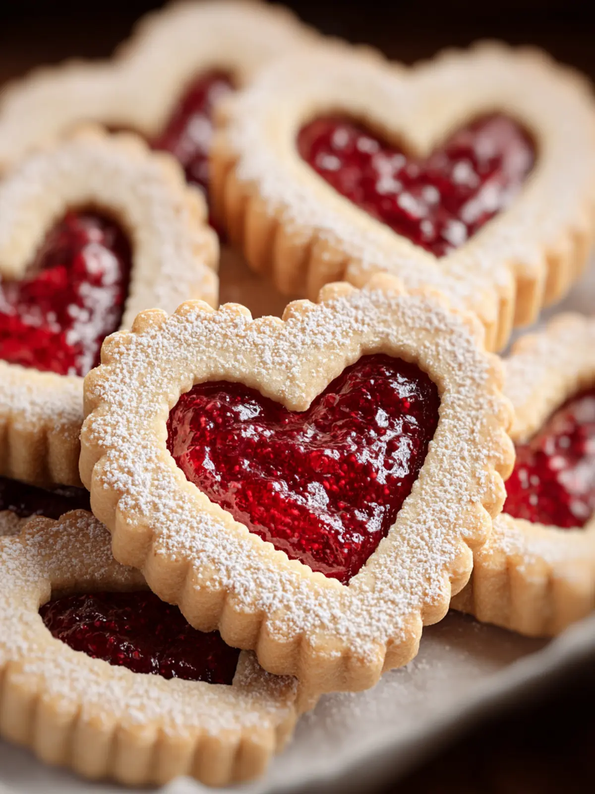 Irresistible Linzer Heart Cookies - A Sweet Delight First Image