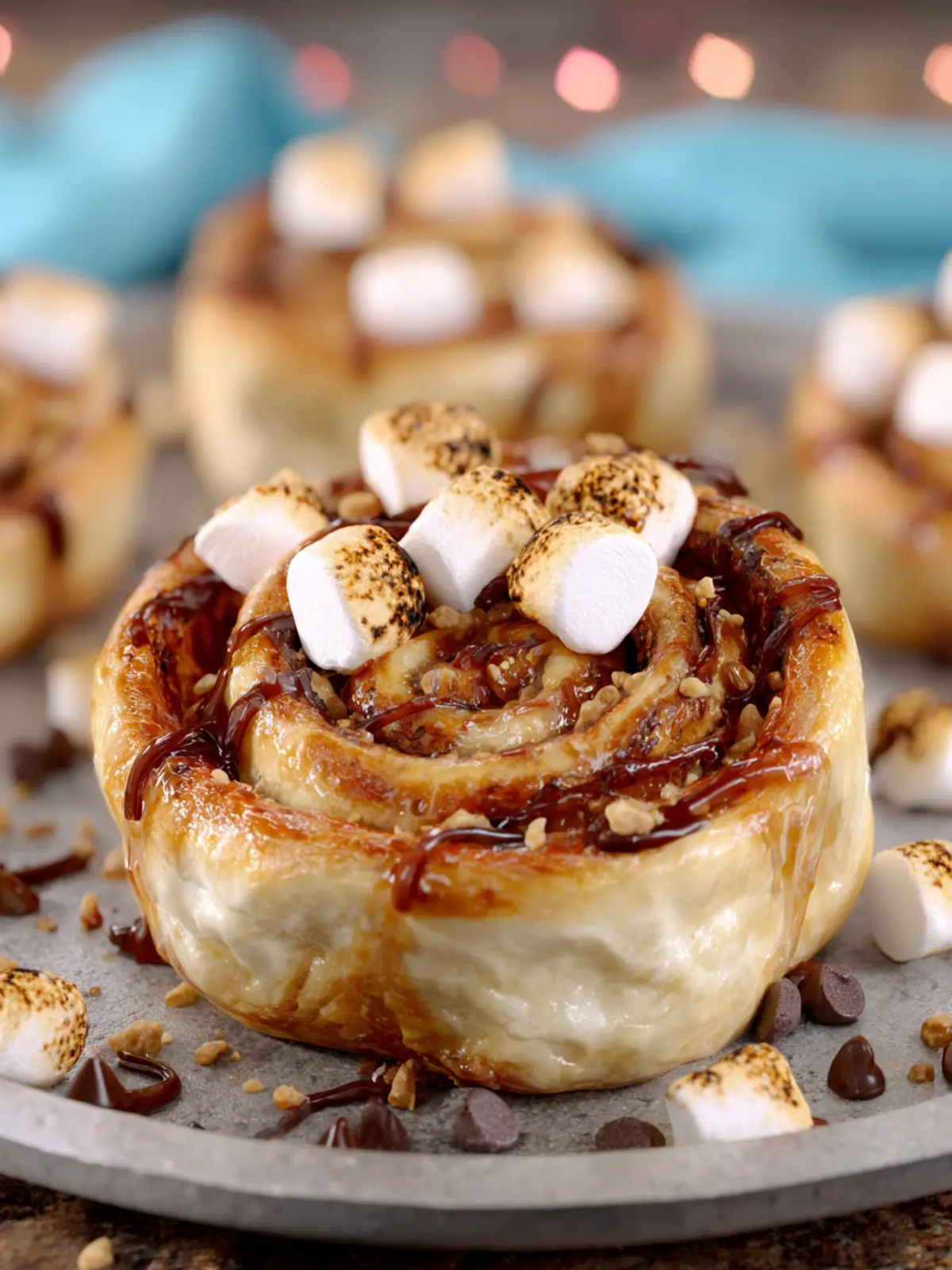 Peanut Butter S mores Sweet Rolls Third Image hym10o