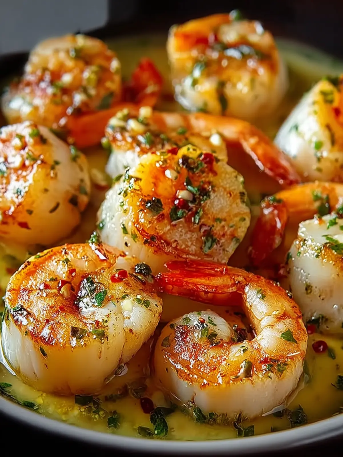 Scallops and Shrimp in Garlic Butter Sauce An Amazing Ultimate Recipe Second Image sel3br