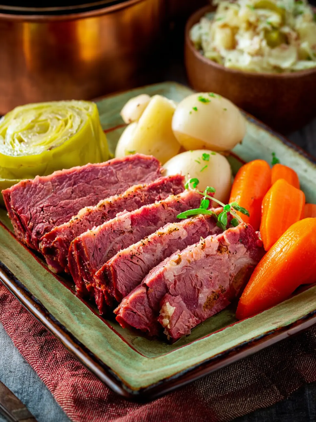 Slow Cooker Corned Beef First Image