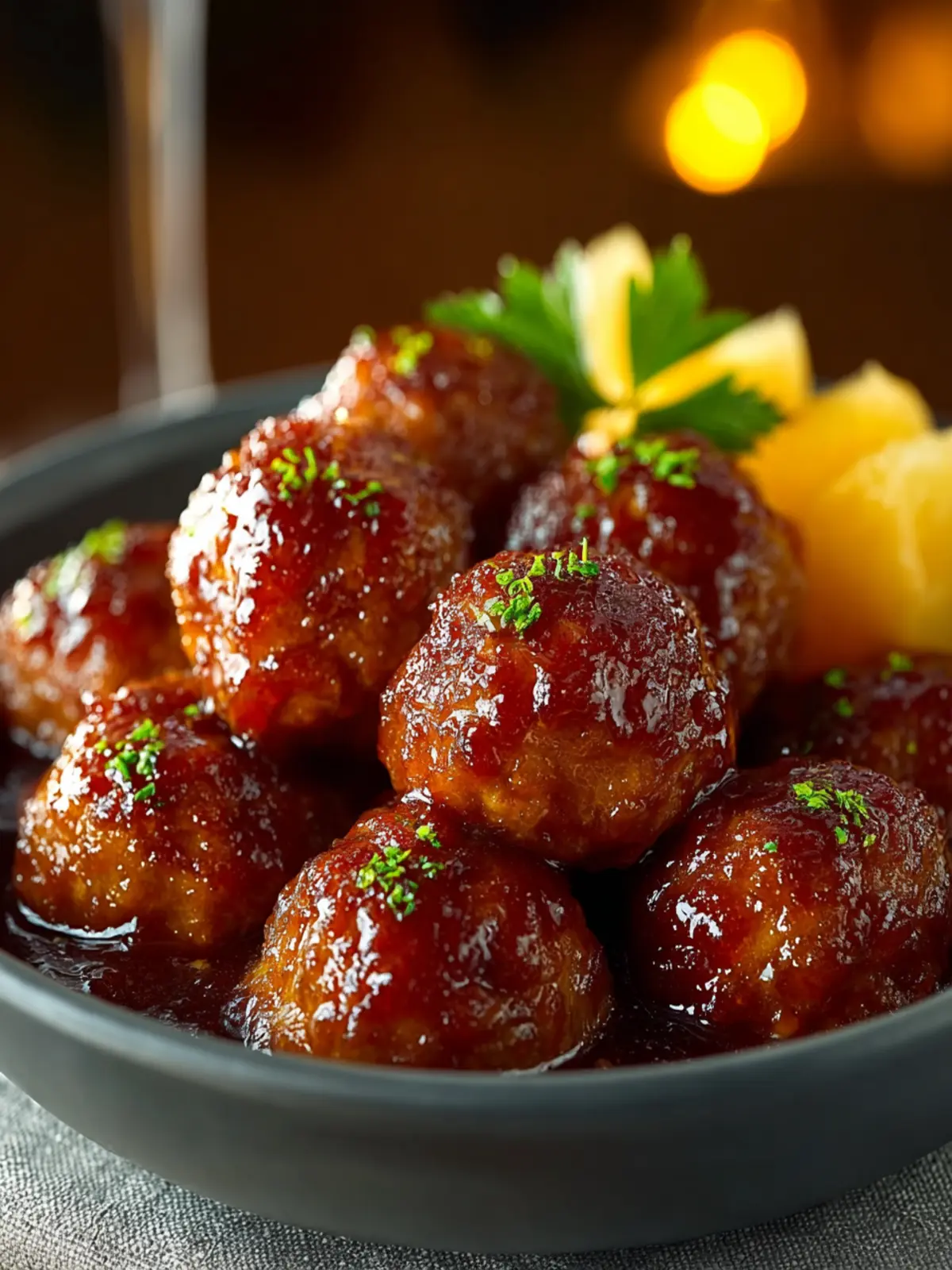 Slow Cooker Pineapple Barbecue Meatballs: Juicy & Irresistible! 8 Slow Cooker Pineapple Barbecue Meatballs Fourth Image ujbtik