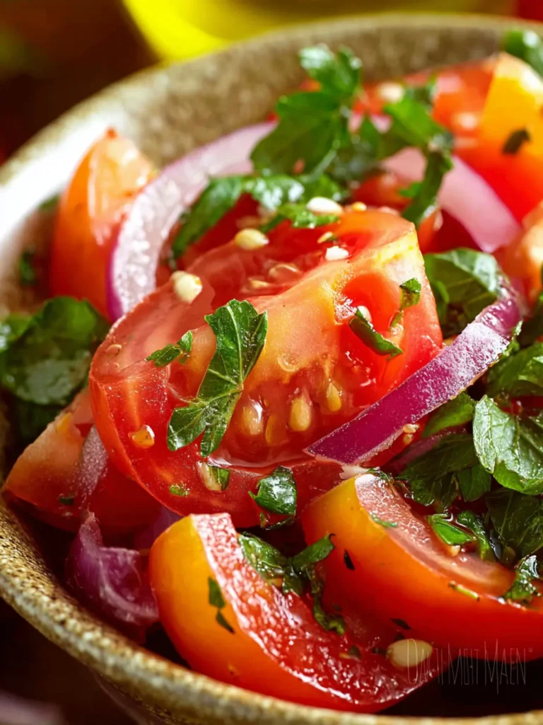 Tomato Salad For One First Image