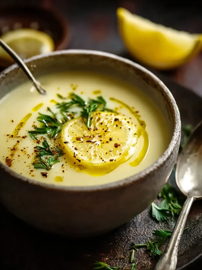 Avgolemono Soup: An Amazing Ultimate Greek Healing Lemon Soup First Image