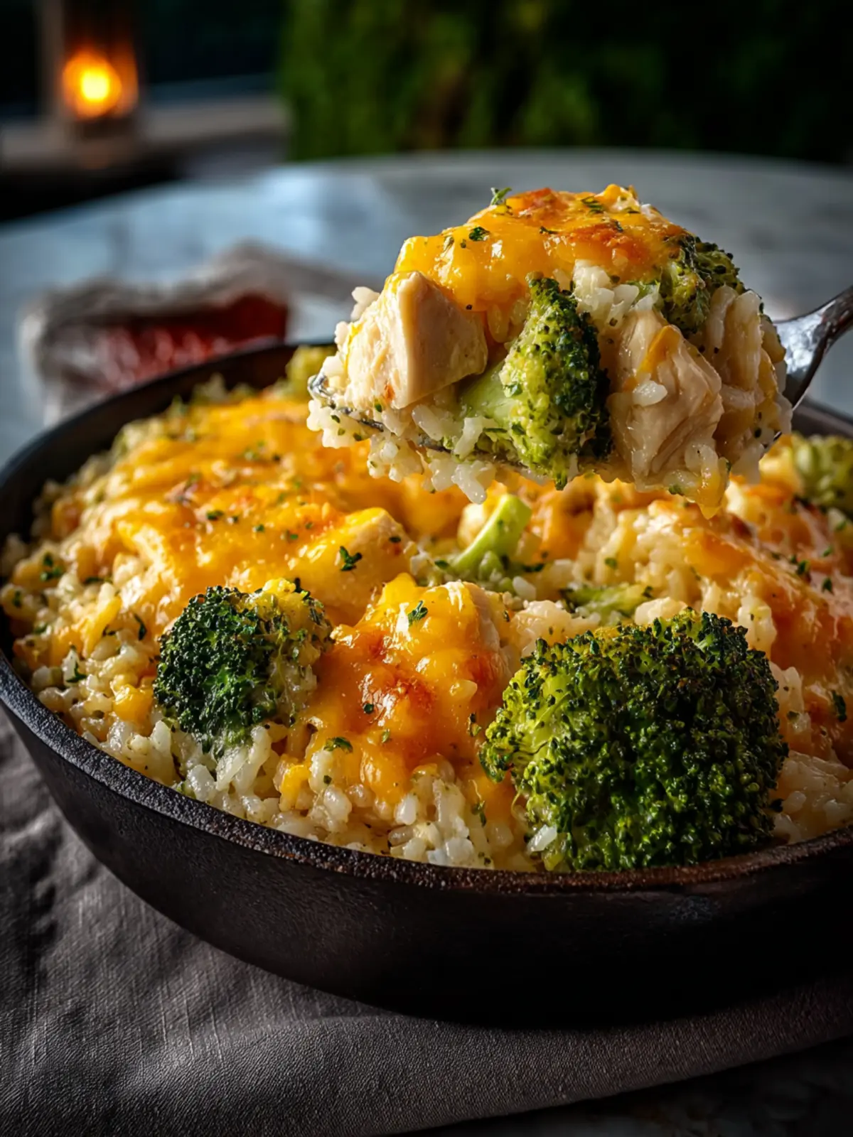 Cheesy Broccoli Chicken and Rice Casserole Second Image ny8ewl