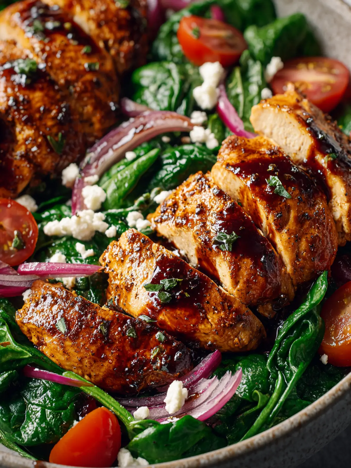 Chicken Spinach Meal Prep Bowls Fourth Image vtehmg