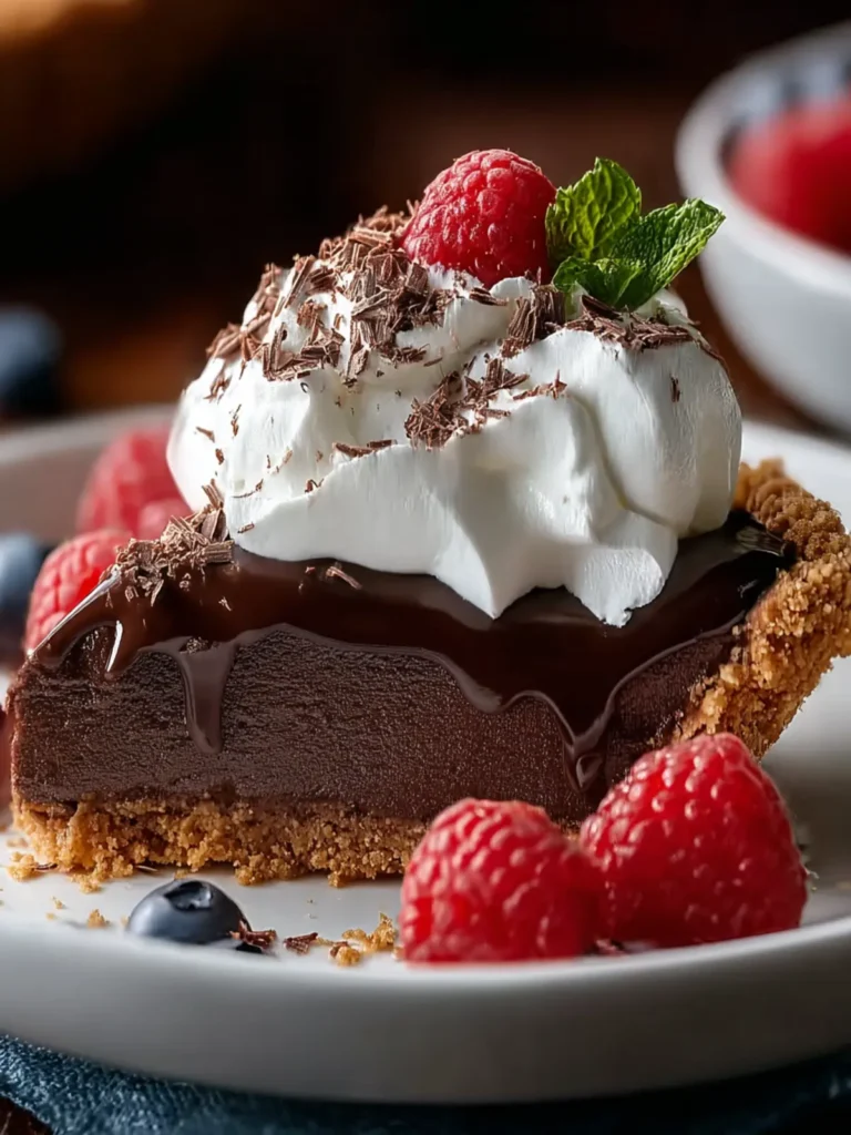 Chocolate Pudding Pie First Image