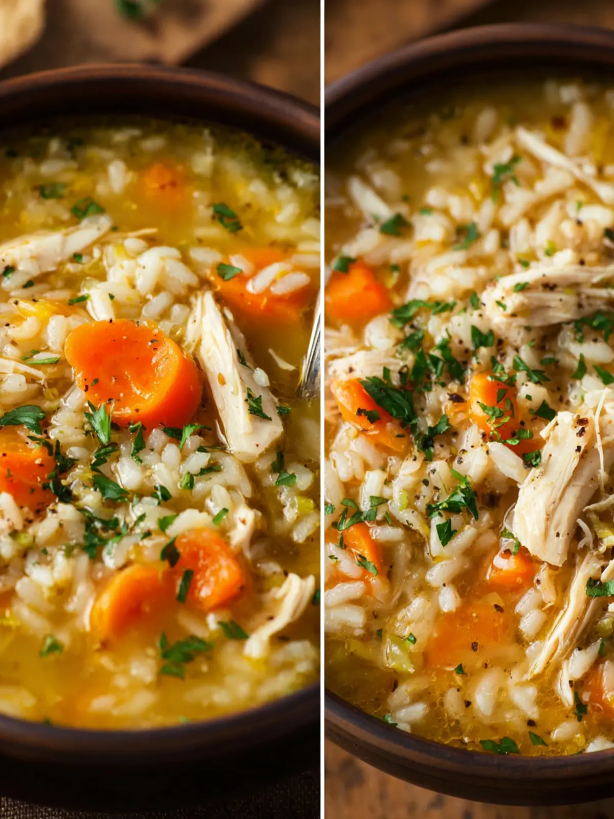 Crock Pot Chicken and Rice Soup – dinner recipes First Image