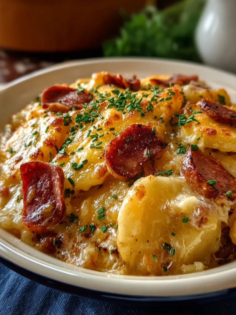 Crockpot Pierogi Casserole First Image