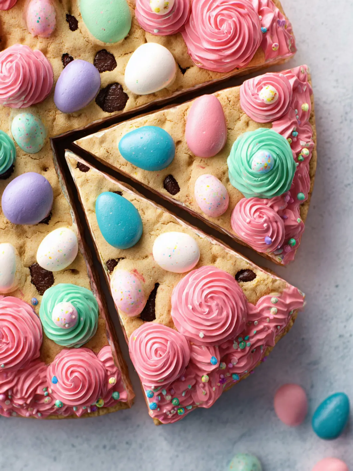 Easter Cookie Cake Second Image qkg0bg