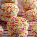 Easy Sprinkle Cookies Recipe with Cream Cheese First Image